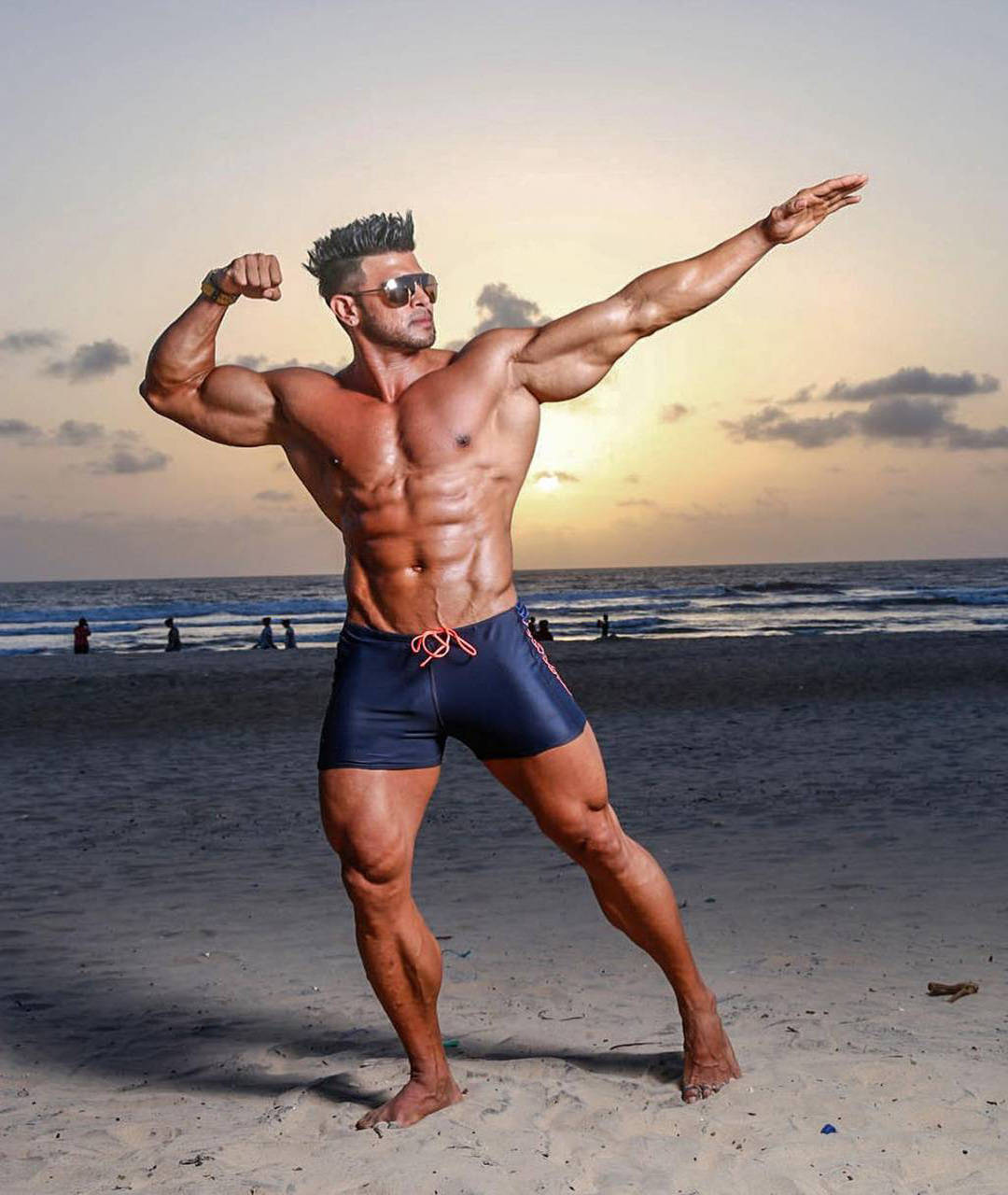 Sahil Khan Archer Pose Wallpaper