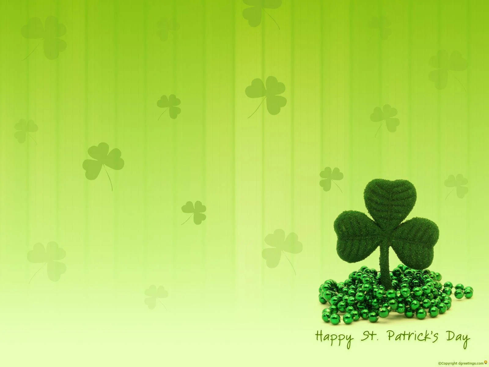 Saint Patrick’s Day With Clover Leaf Wallpaper