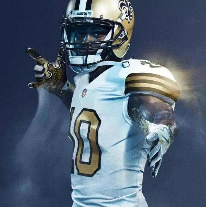 Saints Brandin Cooks Blue Background Wallpaper