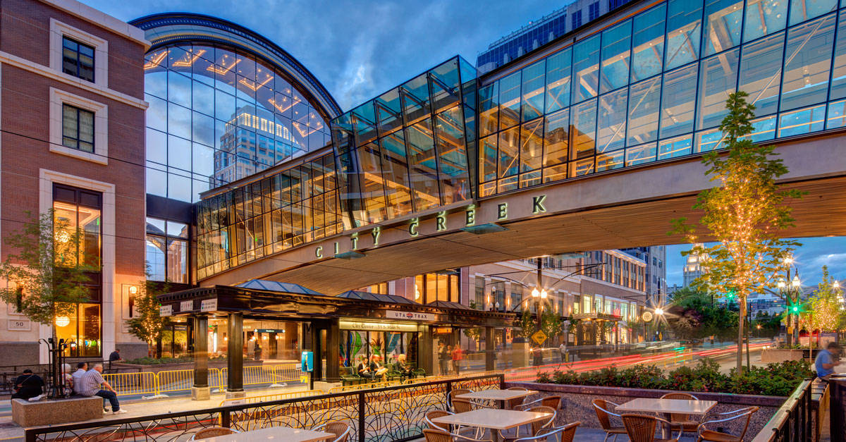 Salt Lake City City Creek Mall Wallpaper