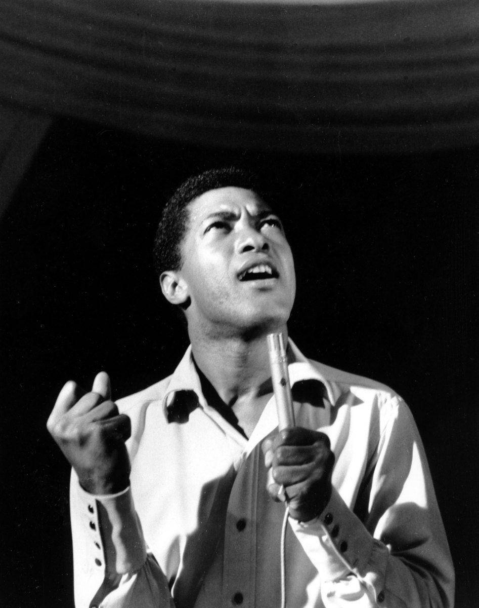 Sam Cooke Singing His Song Wallpaper