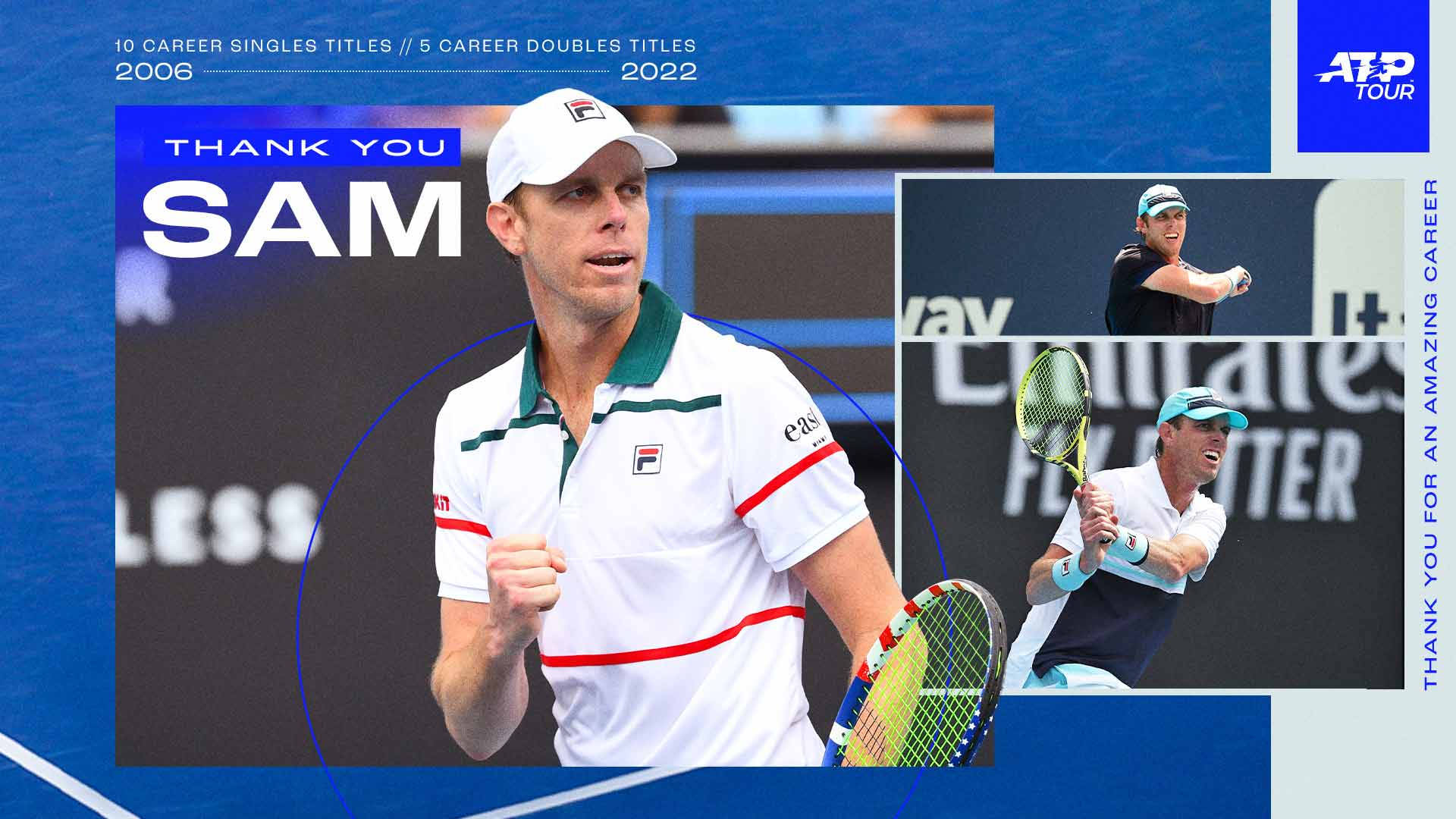 Sam Querrey Atp Commemoration Wallpaper