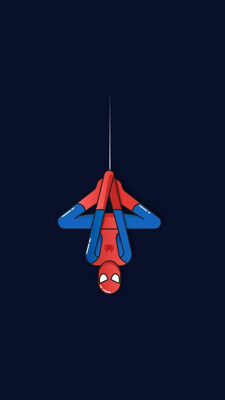 Samsung Galaxy S20 Upside Down Spider Man Wallpaper