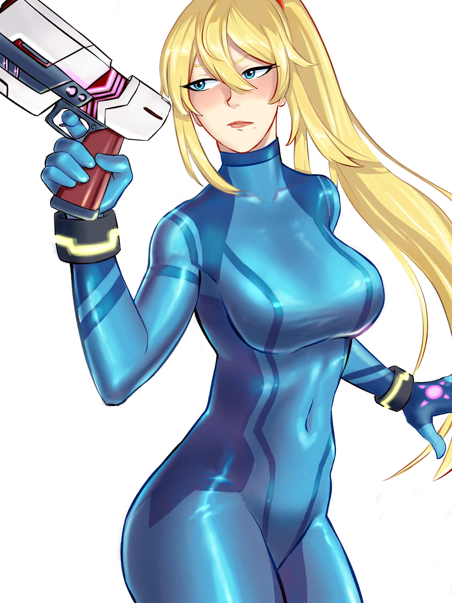 Samus Aran In Her Zero Suit Wallpaper