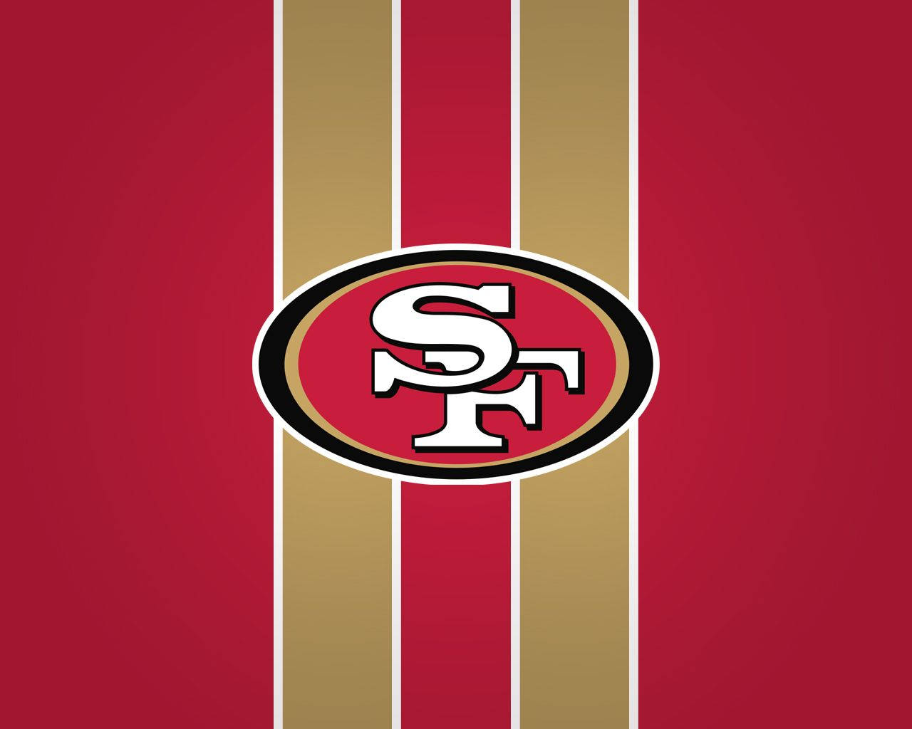 San Francisco 49ers: The Red And Gold Standard Wallpaper