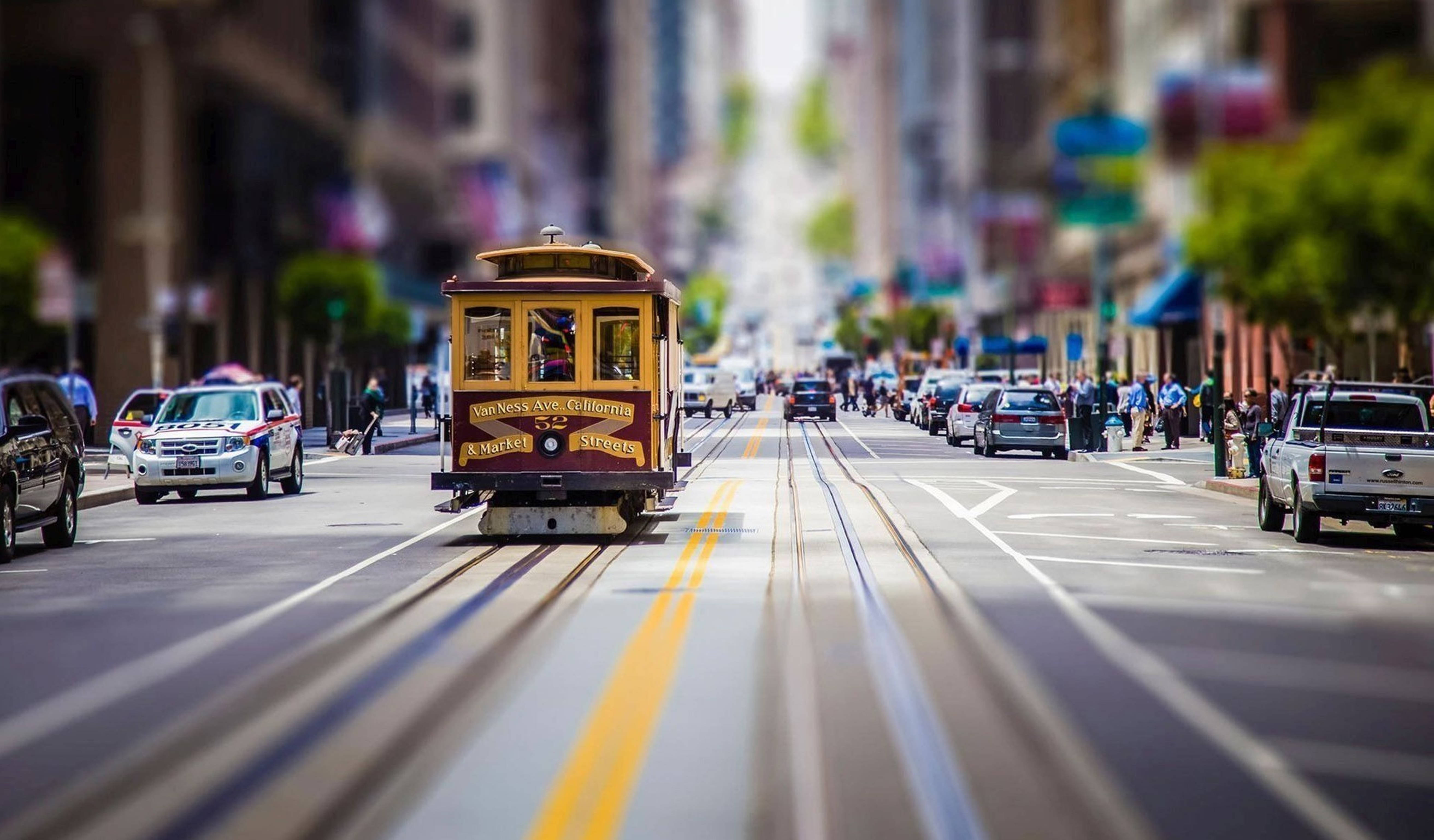 San Francisco 4k Roadway Transportation Wallpaper