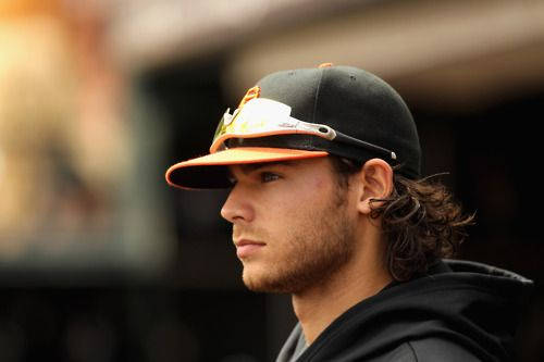 San Francisco Giants' Star Player - Brandon Crawford In Action Wallpaper