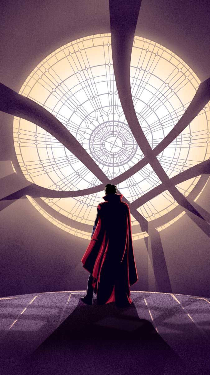 Sanctum Sanctorum Doctor Strange Minimalist Wallpaper