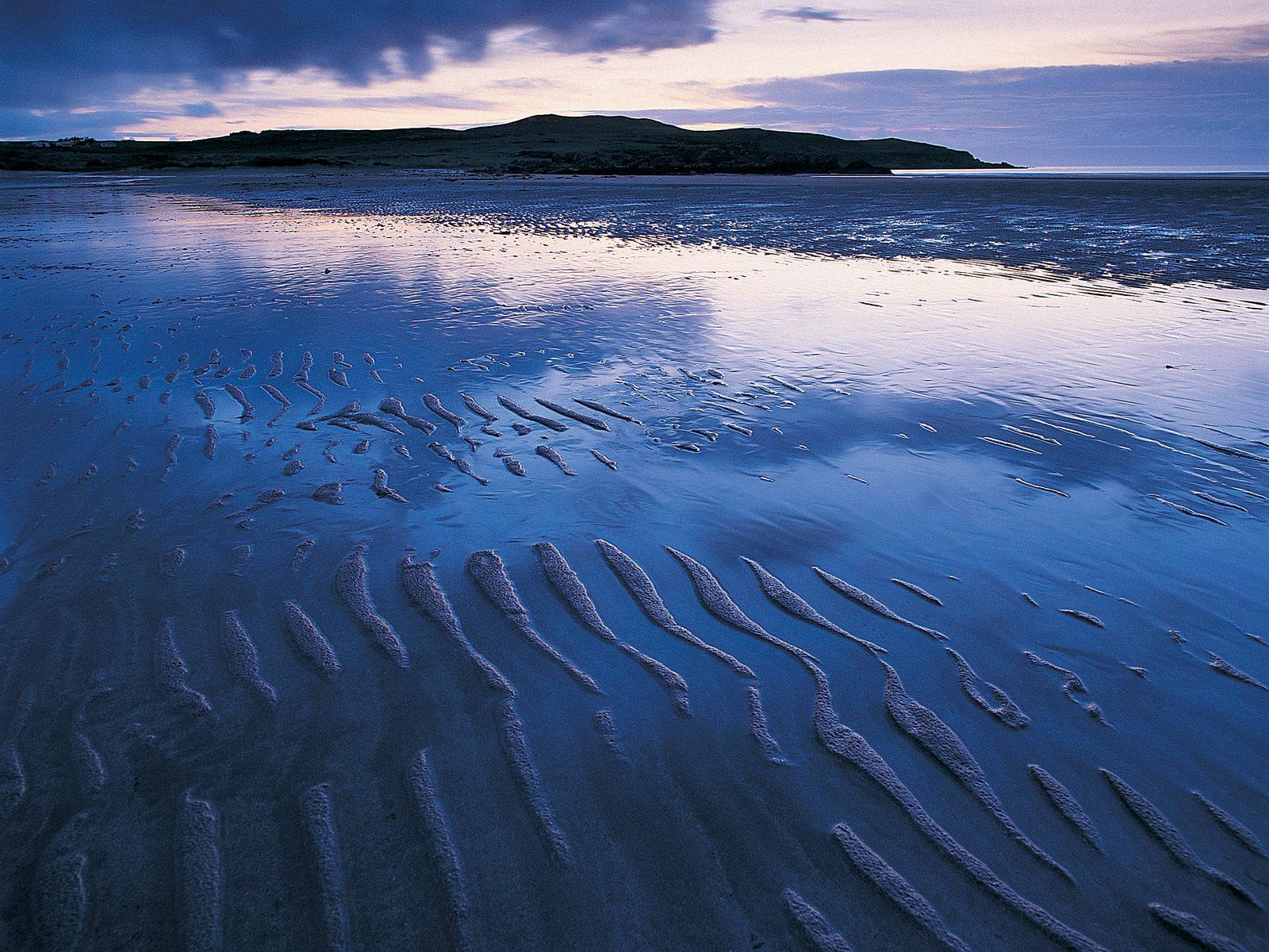 Sand Ripples Beach Desktop Wallpaper