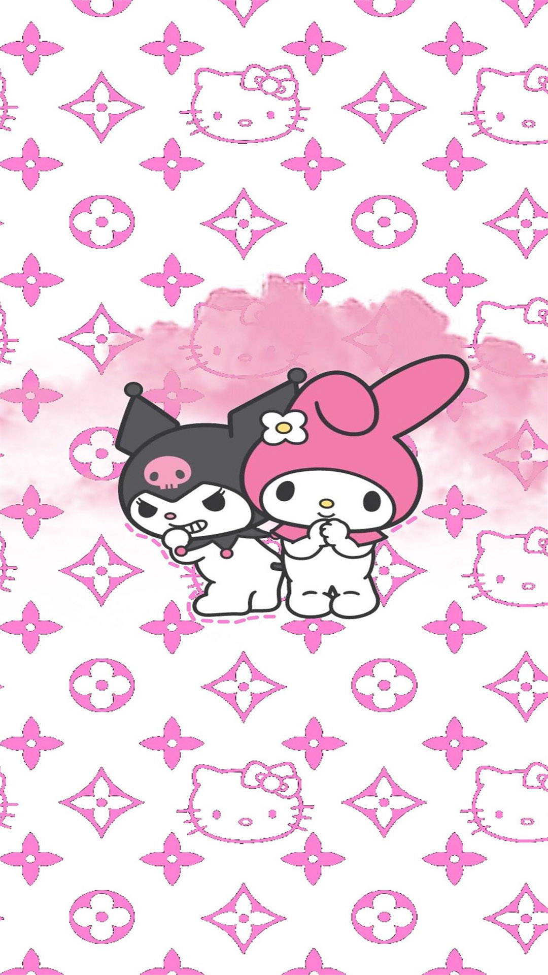 Sanrio Characters And Louis Vuitton Phone Wallpaper | WallpapersOK