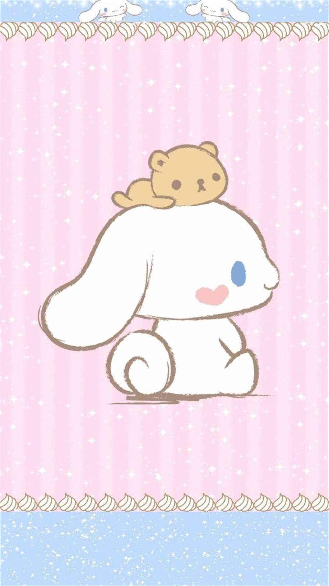 Sanrio Cinnamoroll And Teddy Wallpaper