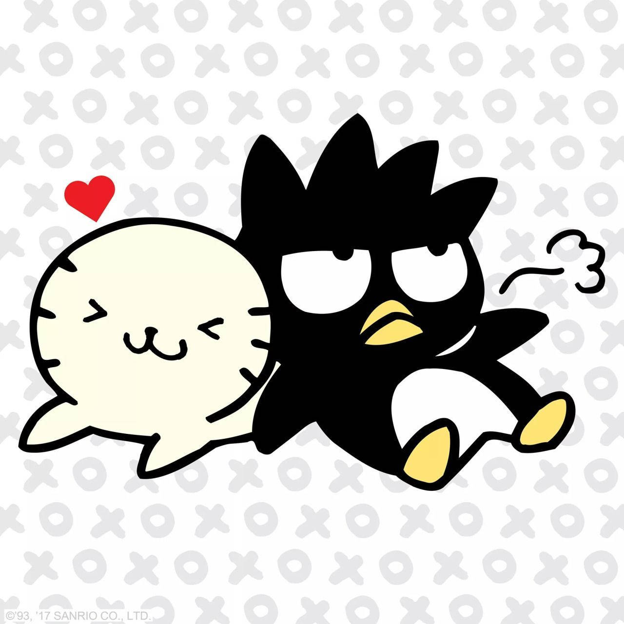 Sanrio Friends Badtz Maru And Hana Wallpaper