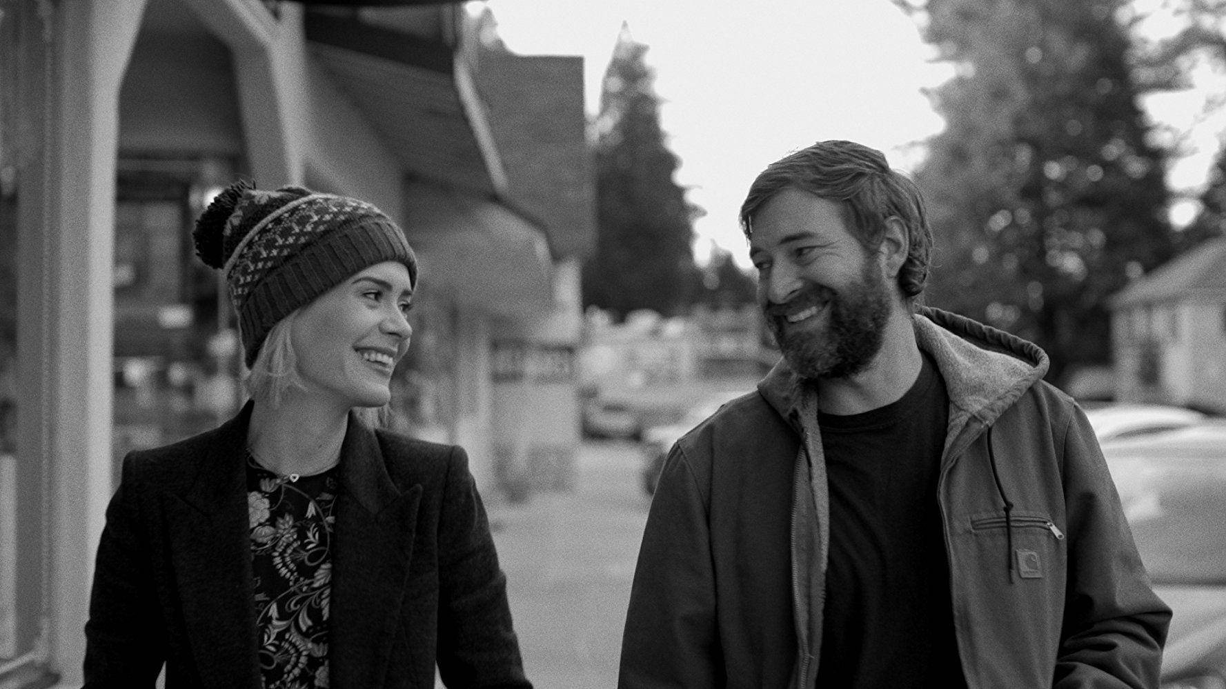 Sarah Paulson And Mark Duplass In The Poignant Drama 'blue Jay' Wallpaper