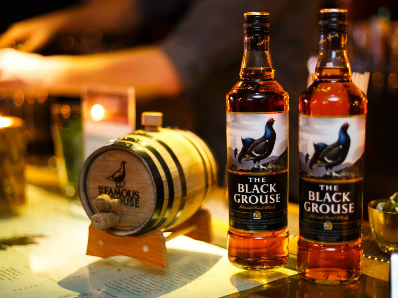 Savor The Smooth Taste Of The Famous Black Grouse Wallpaper