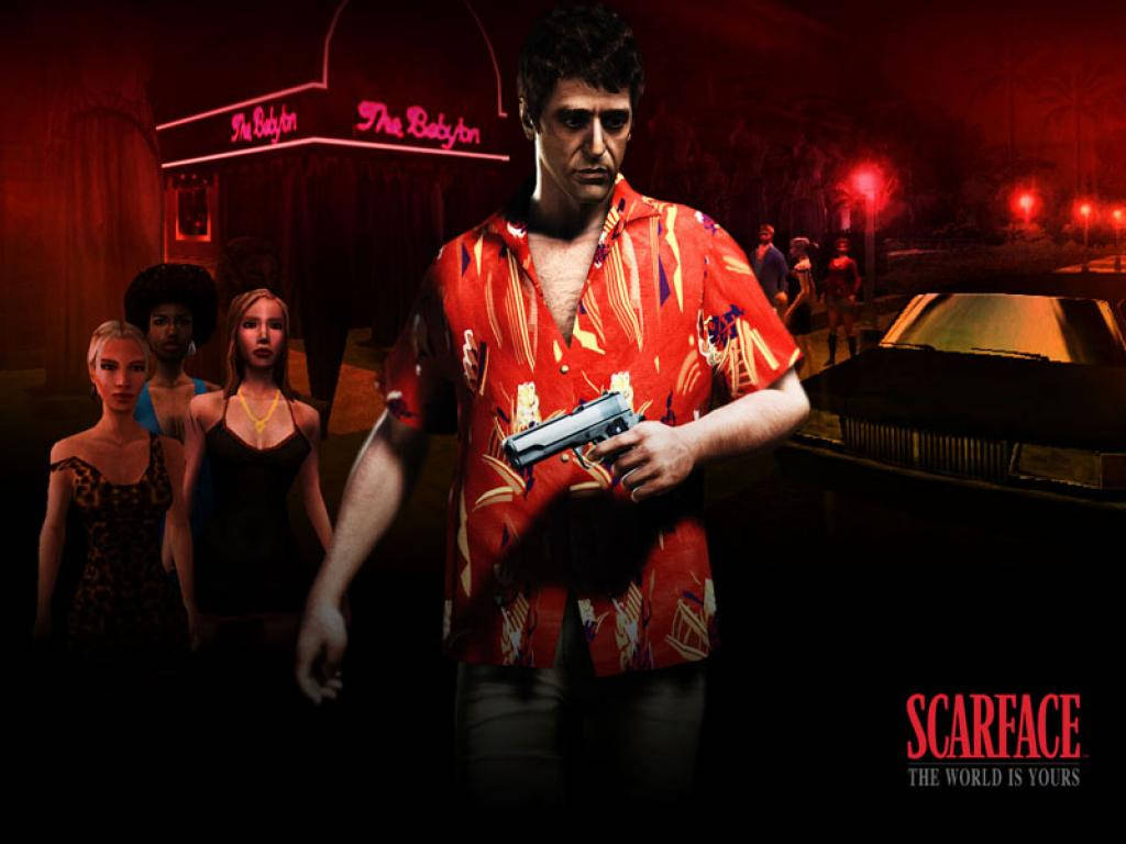 Scarface In The Club Wallpaper