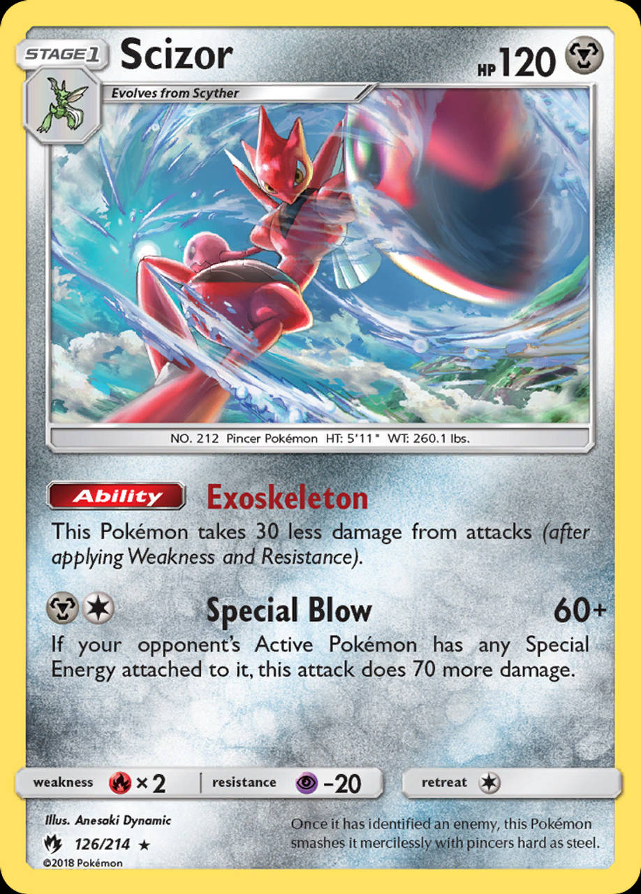 Scizor Game Card Wallpaper