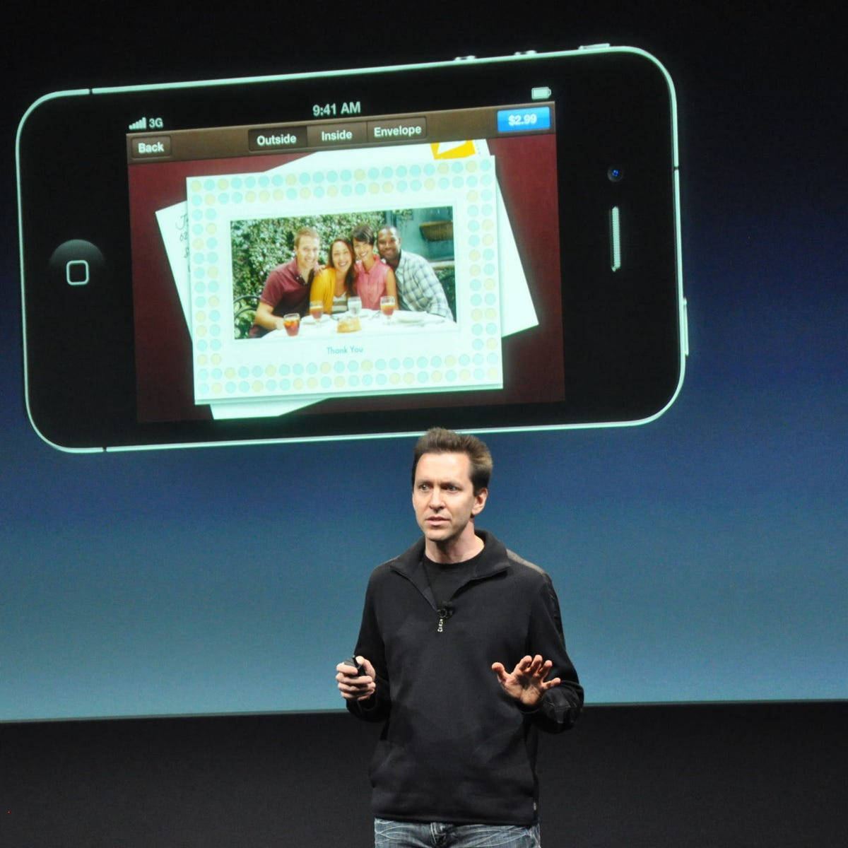 Scott Forstall Presenting His Ideas Wallpaper