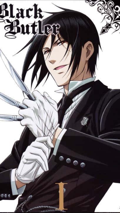 Sebastian Michaelis In Elegant Attire Wallpaper