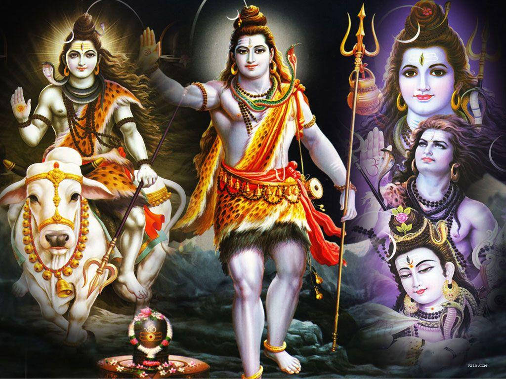 Shankar Bhagwan Artwork Of Shiva Wallpaper