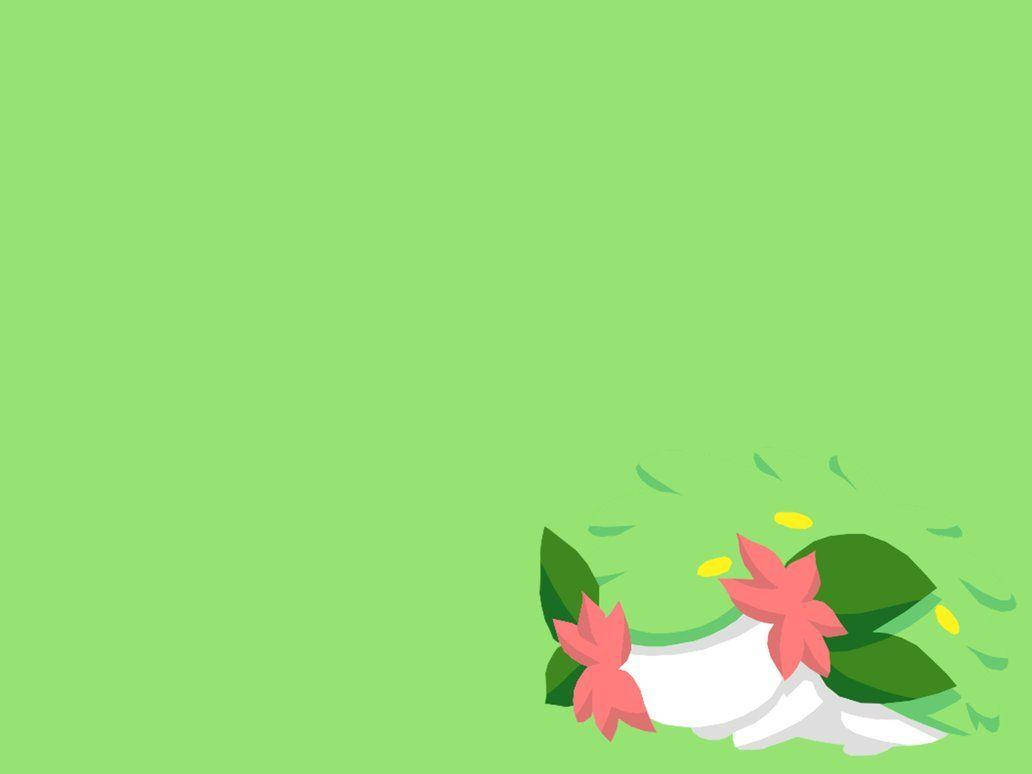 Shaymin Sleeping No Face Wallpaper