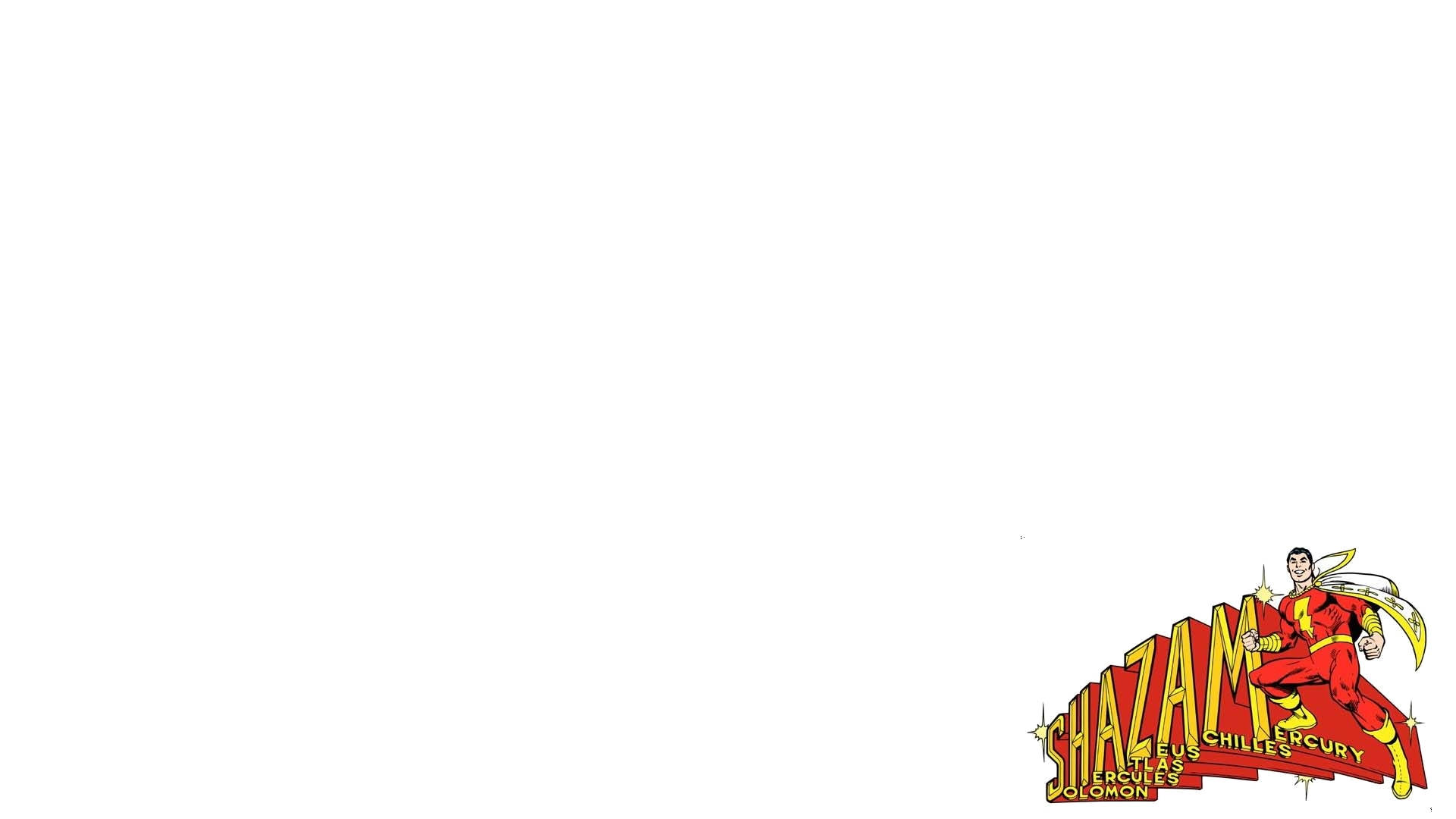 Shazam Superhero Cartoon Character Wallpaper