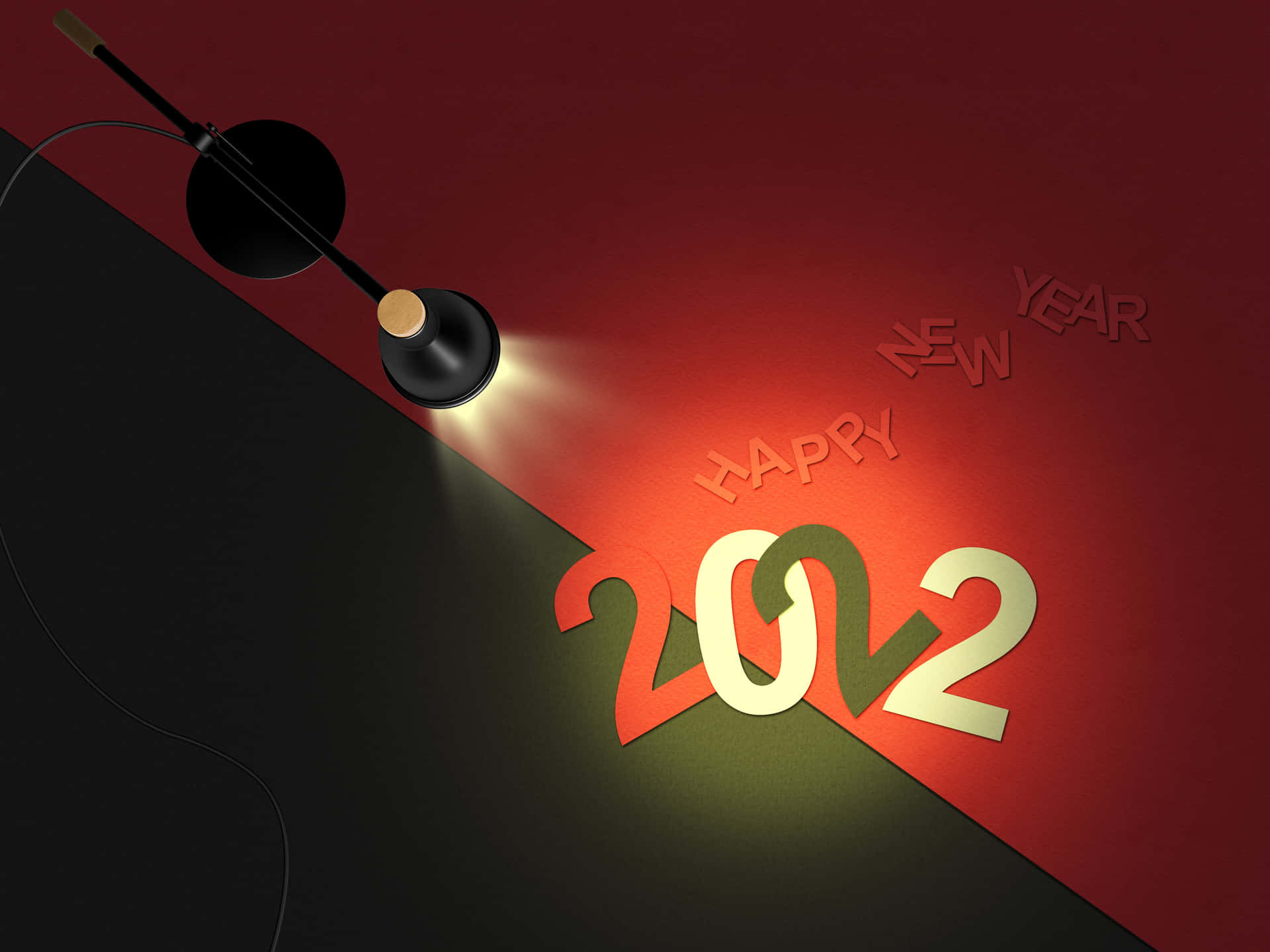 Shining Light New Year 2022 Wallpaper