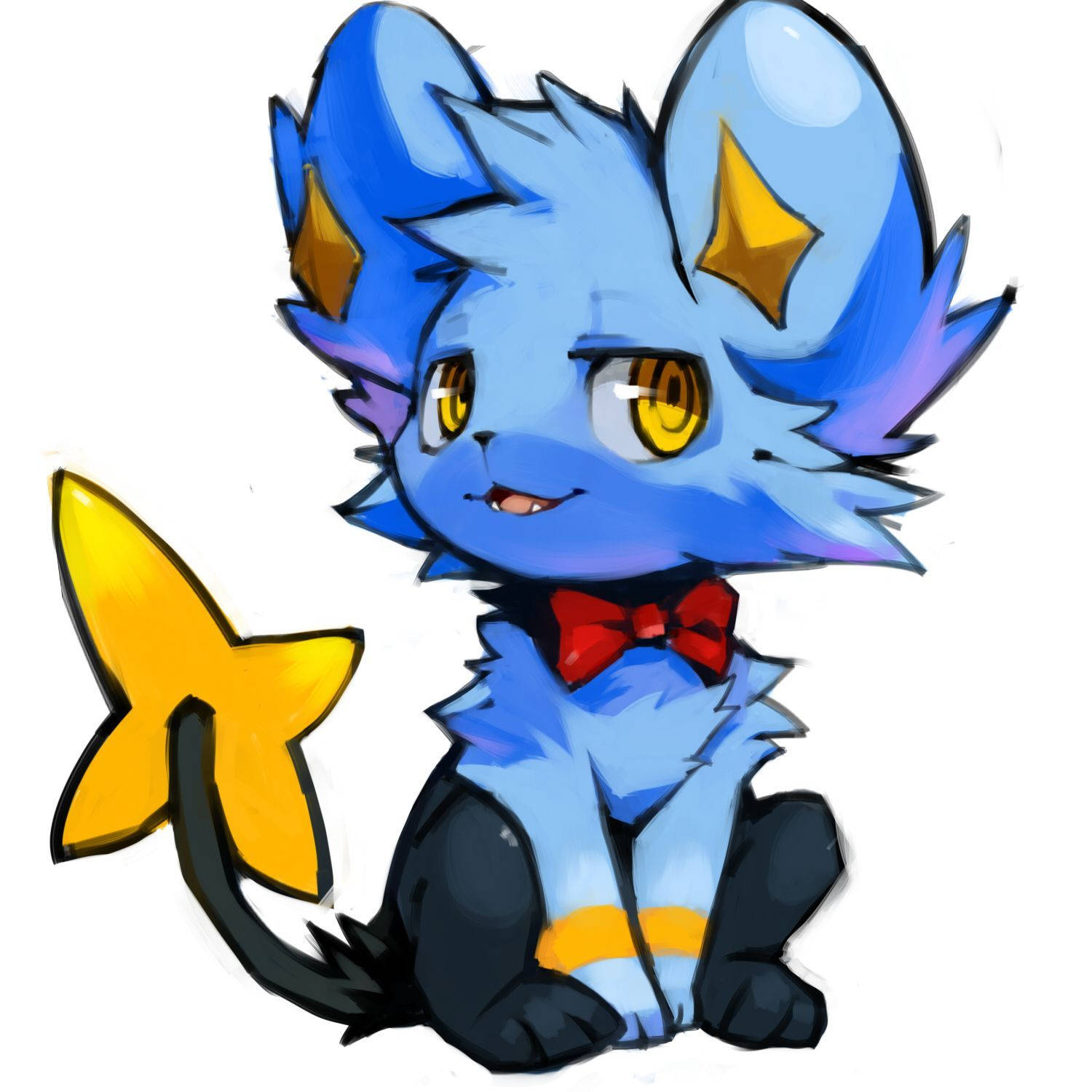 Shinx Bowtie Handsome Wallpaper