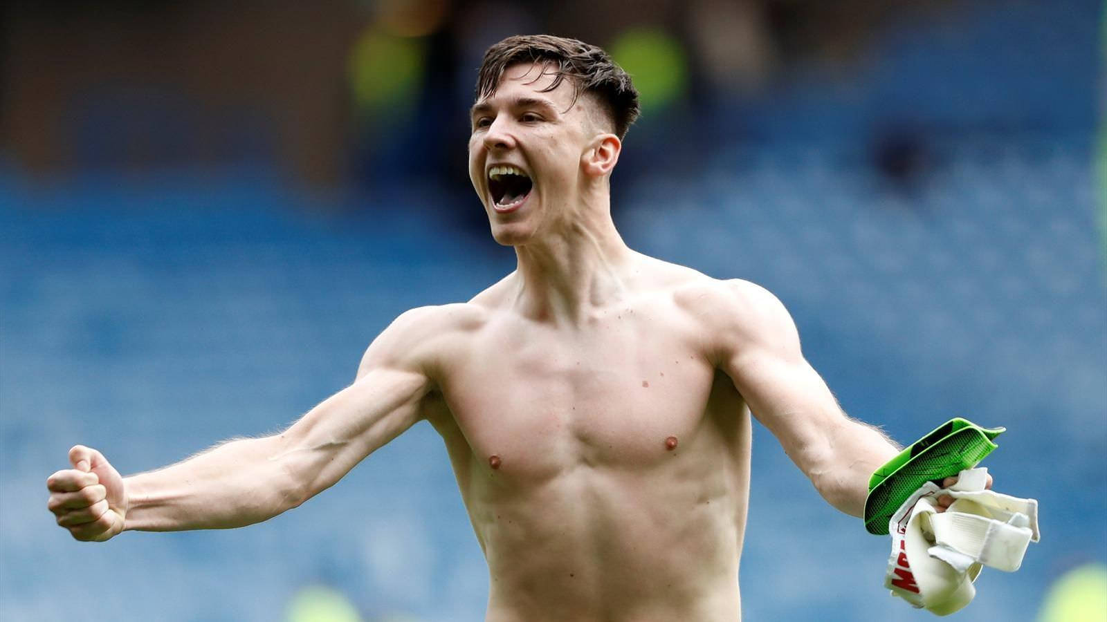 Shirtless Kieran Tierney Wallpaper