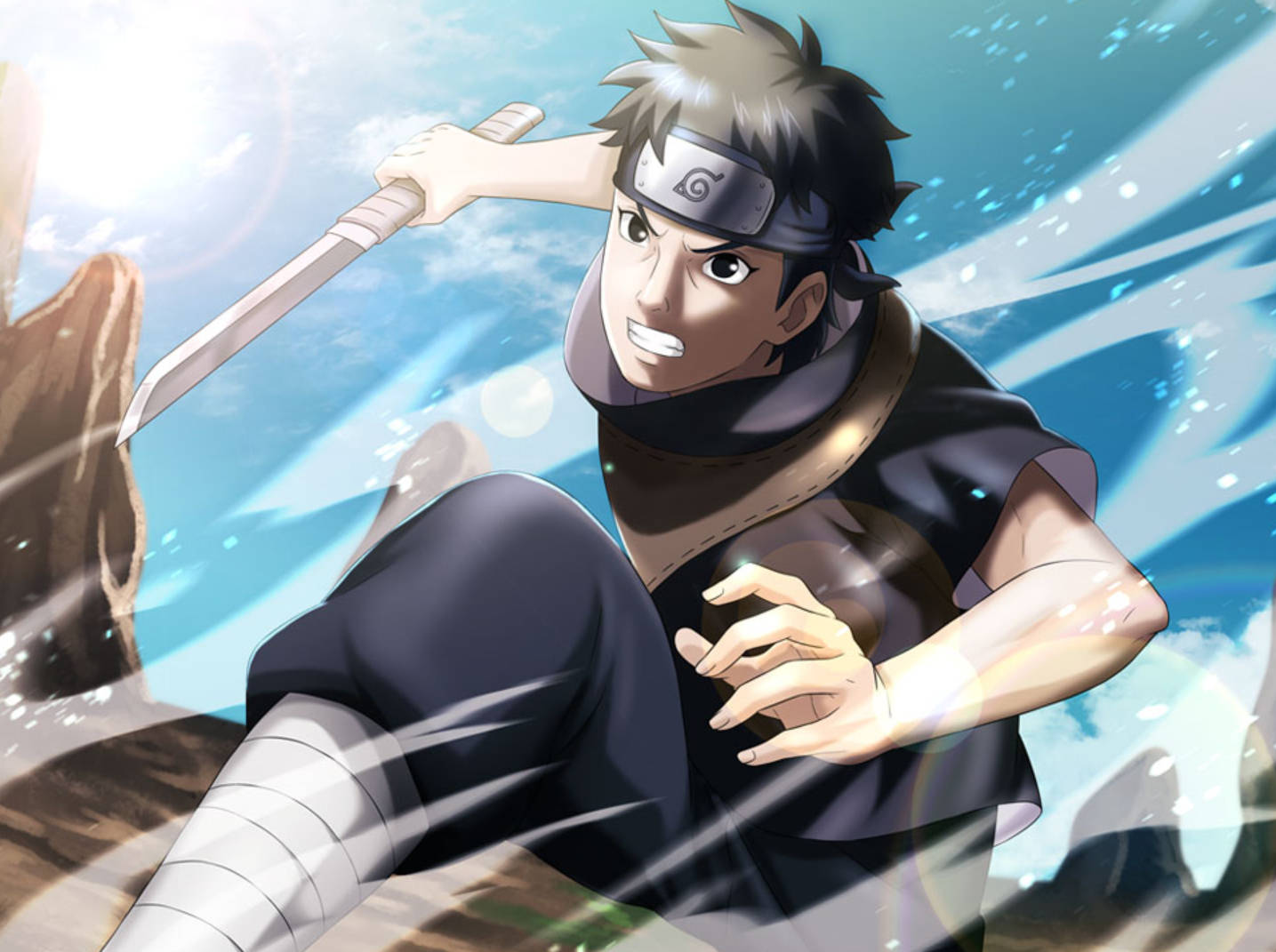 Shisui Lake Fight Art Wallpaper