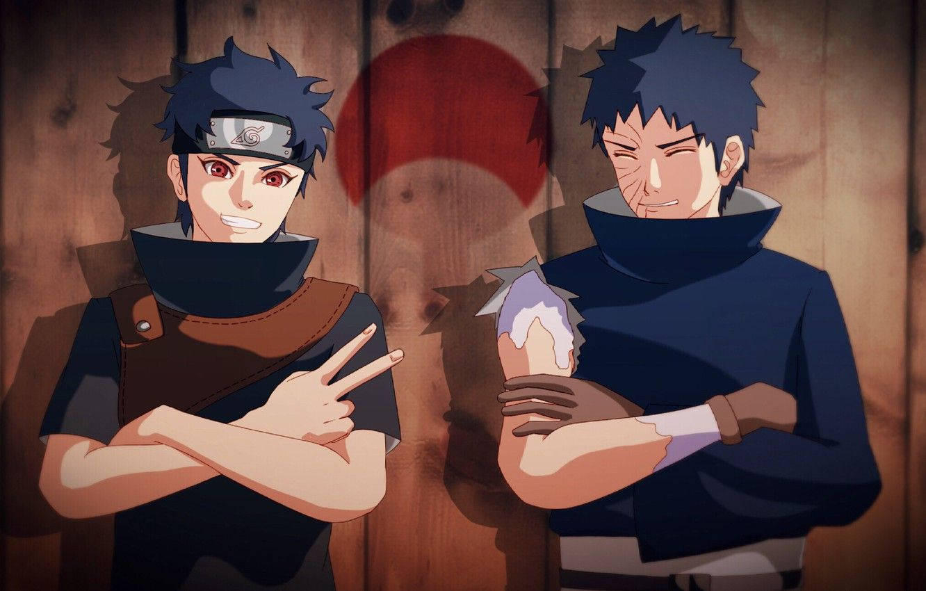 Shisui With Obito Fan Art Wallpaper