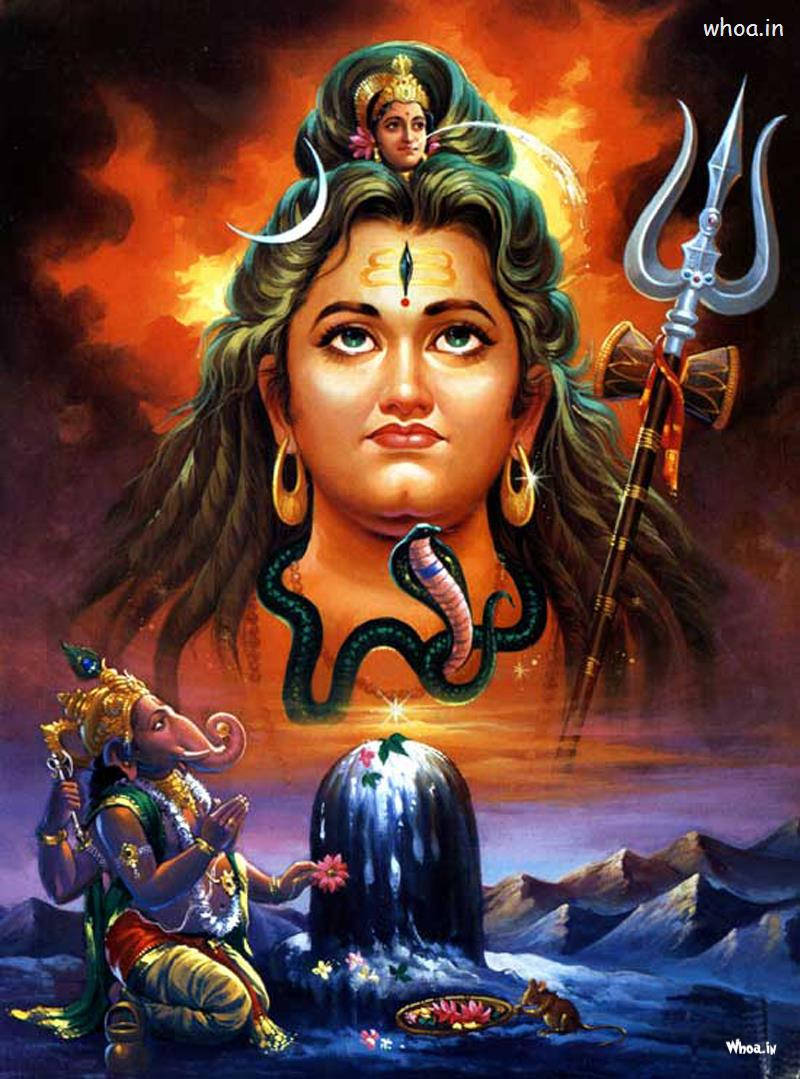 Shiva In The Sky Wallpaper