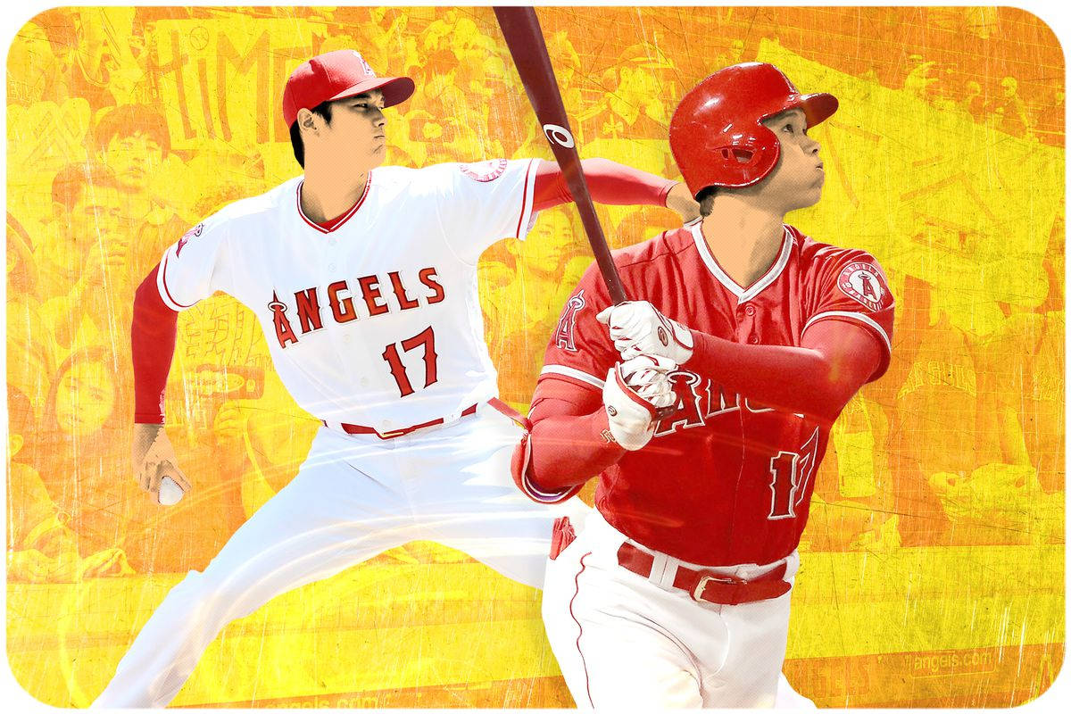 Shohei Ohtani Digital Art Wallpaper