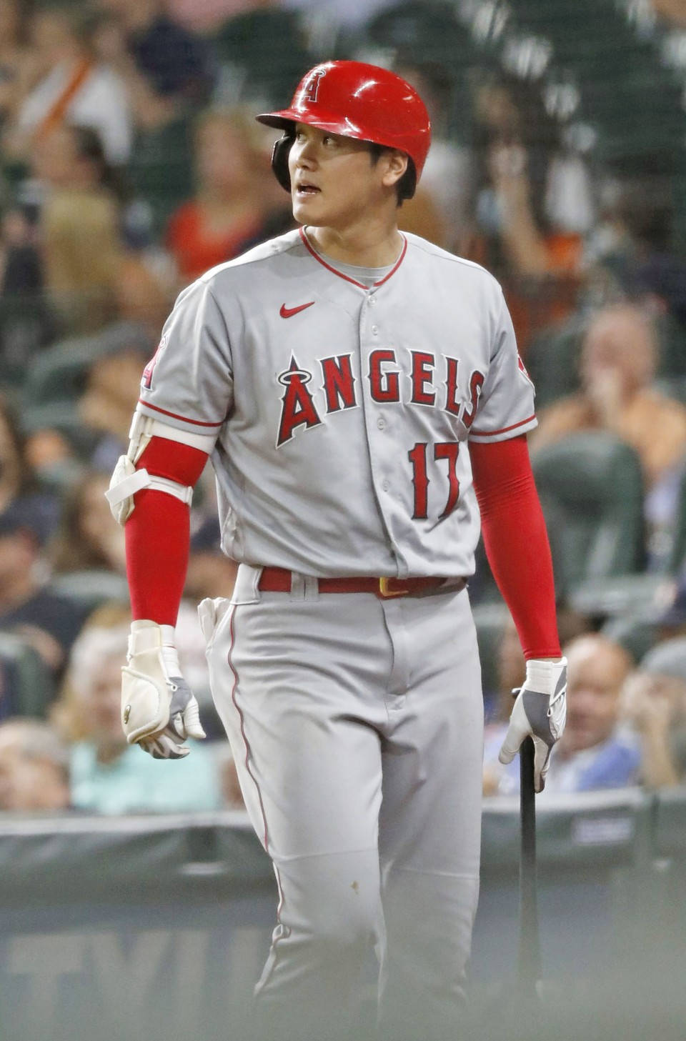 Shohei Ohtani On A Baseball Match Wallpaper