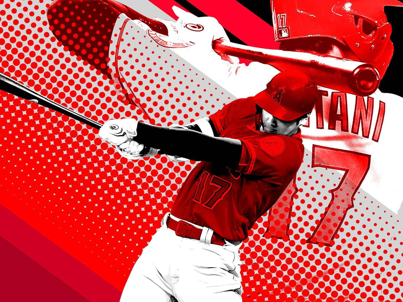 Shohei Ohtani Pop Art Wallpaper