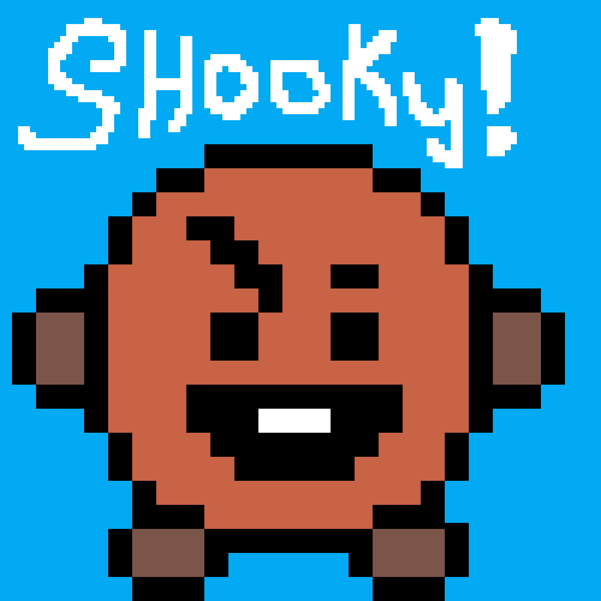 Shooky Bt21 Pixels Wallpaper