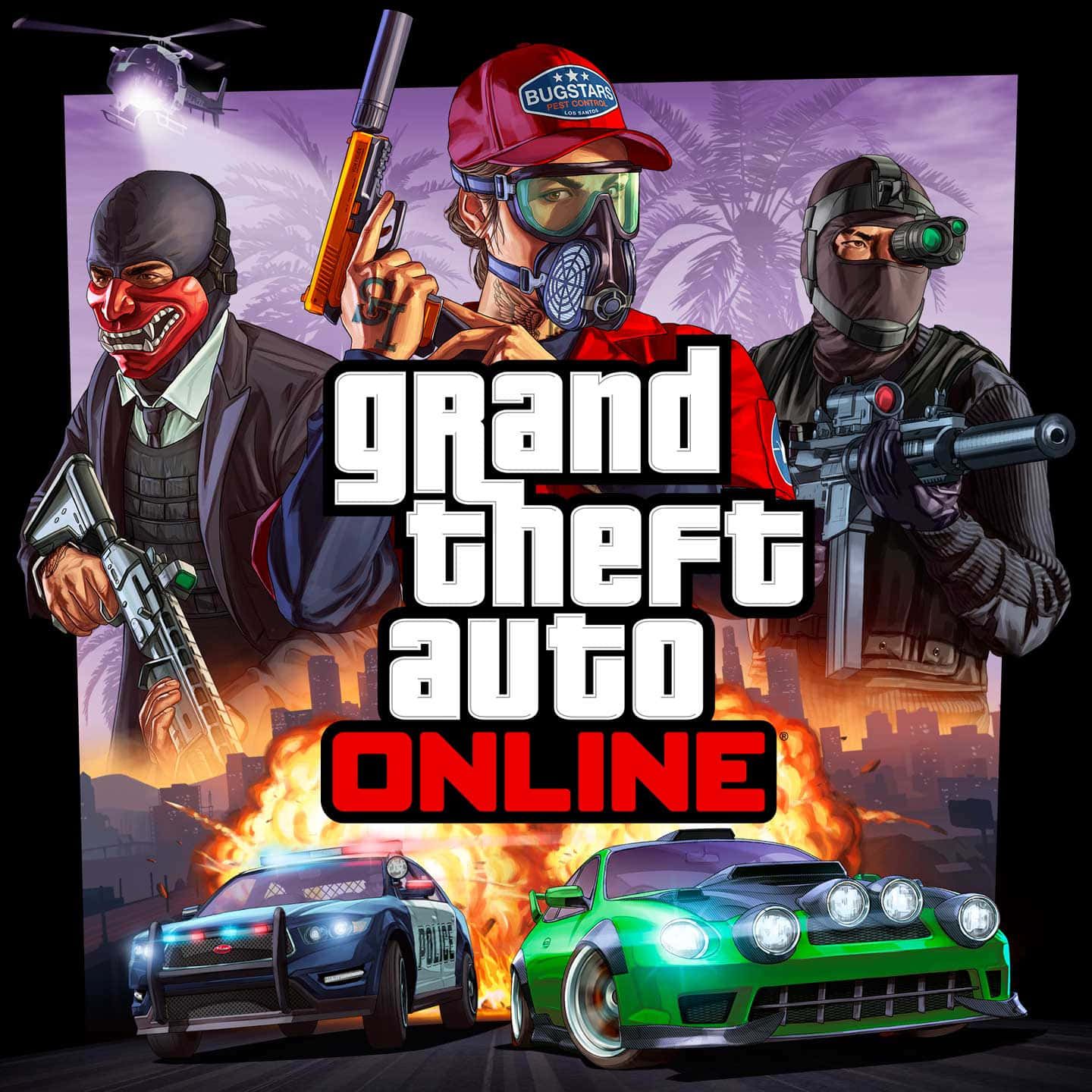 Shoot 'em Up In The City Of Los Santos With Gta Online Wallpaper