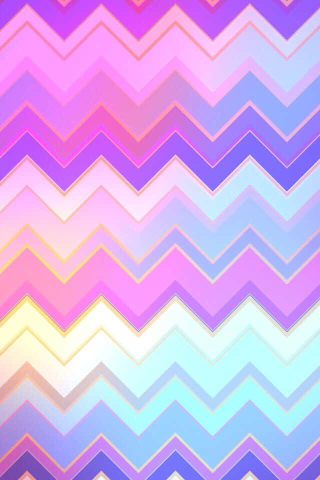 Show Off Your Style With This Chevron Iphone Wallpaper. Wallpaper