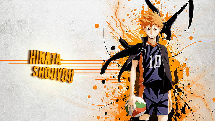 Shoyo Hinata Haikyuu Desktop Wallpaper