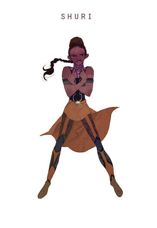 Shuri Of Wakanda Fan Art Wallpaper