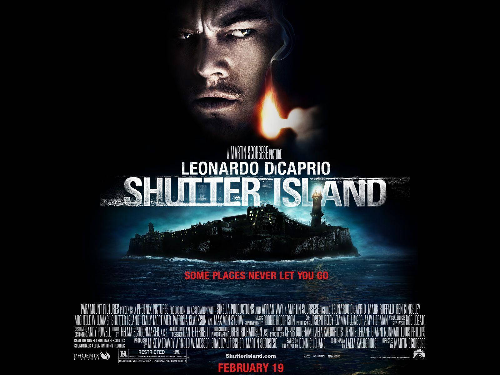 Shutter Island 2010 American Movie Poster Wallpaper