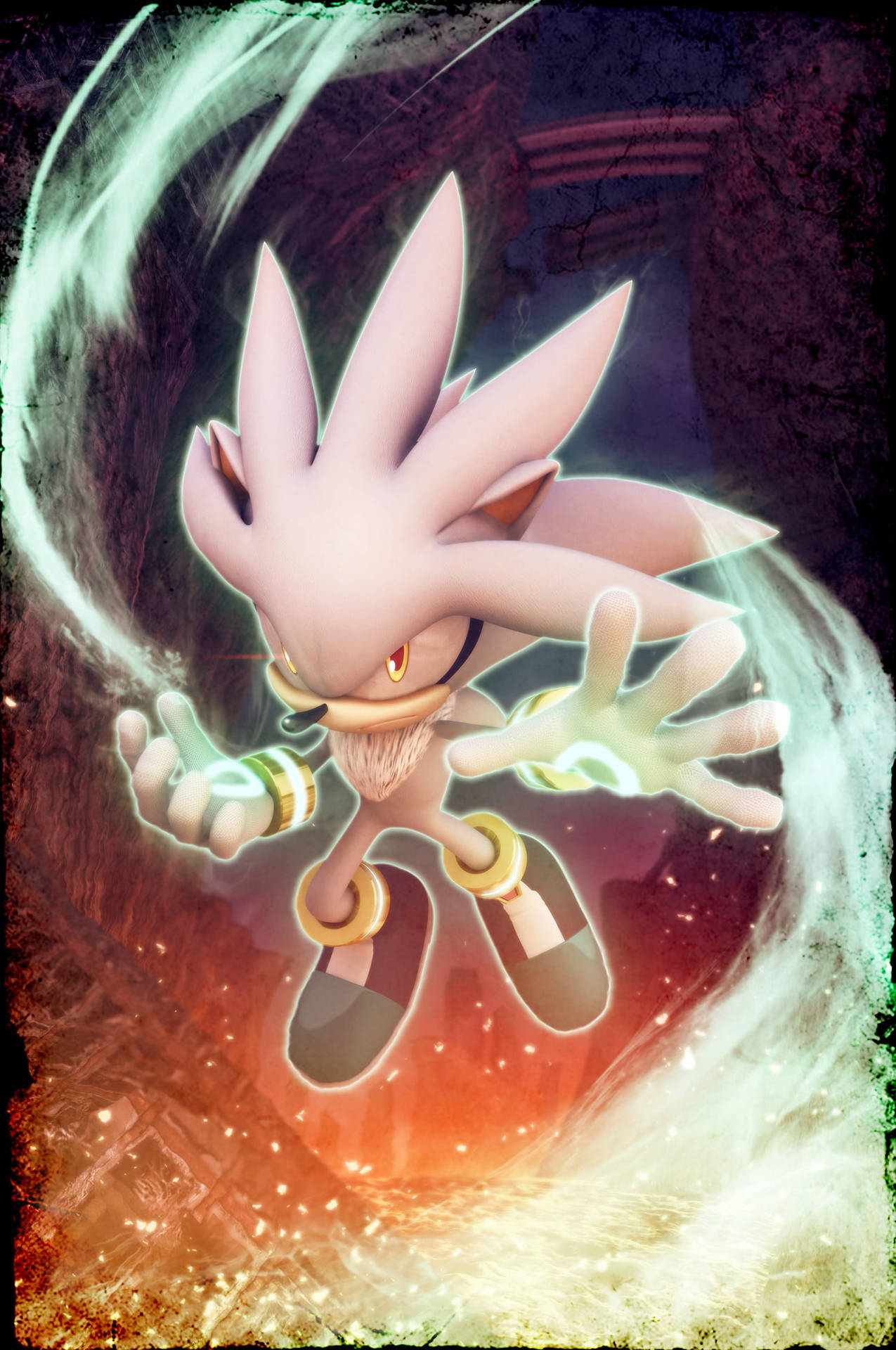 Silver The Hedgehog Wallpaper Aesthetic — free download