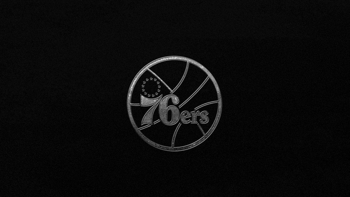 Simple Black Sixers Logo Wallpaper