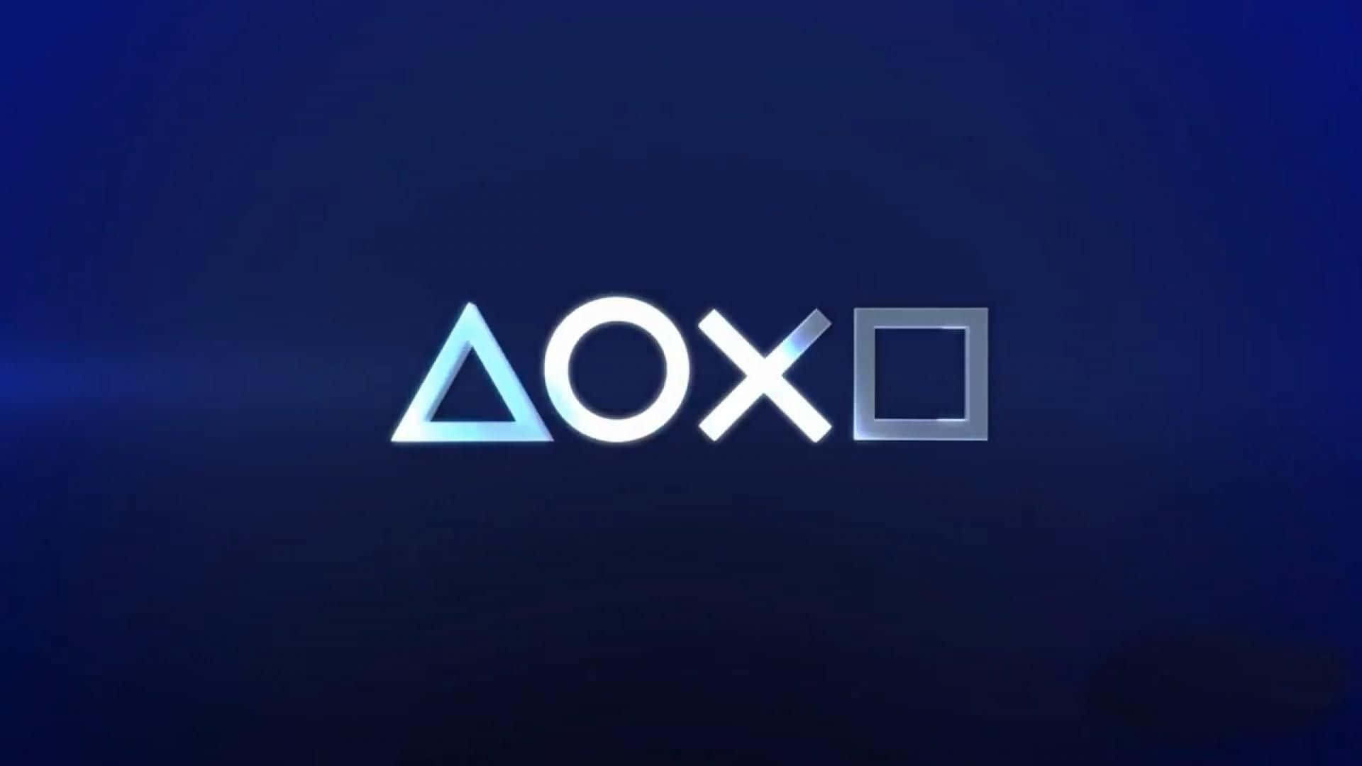 Simple Default Cool Ps4 In Large Shiny White Font Wallpaper