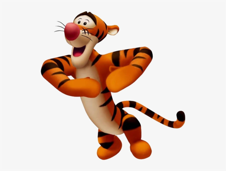 Simple Happy Tigger 3d Phone Wallpaper