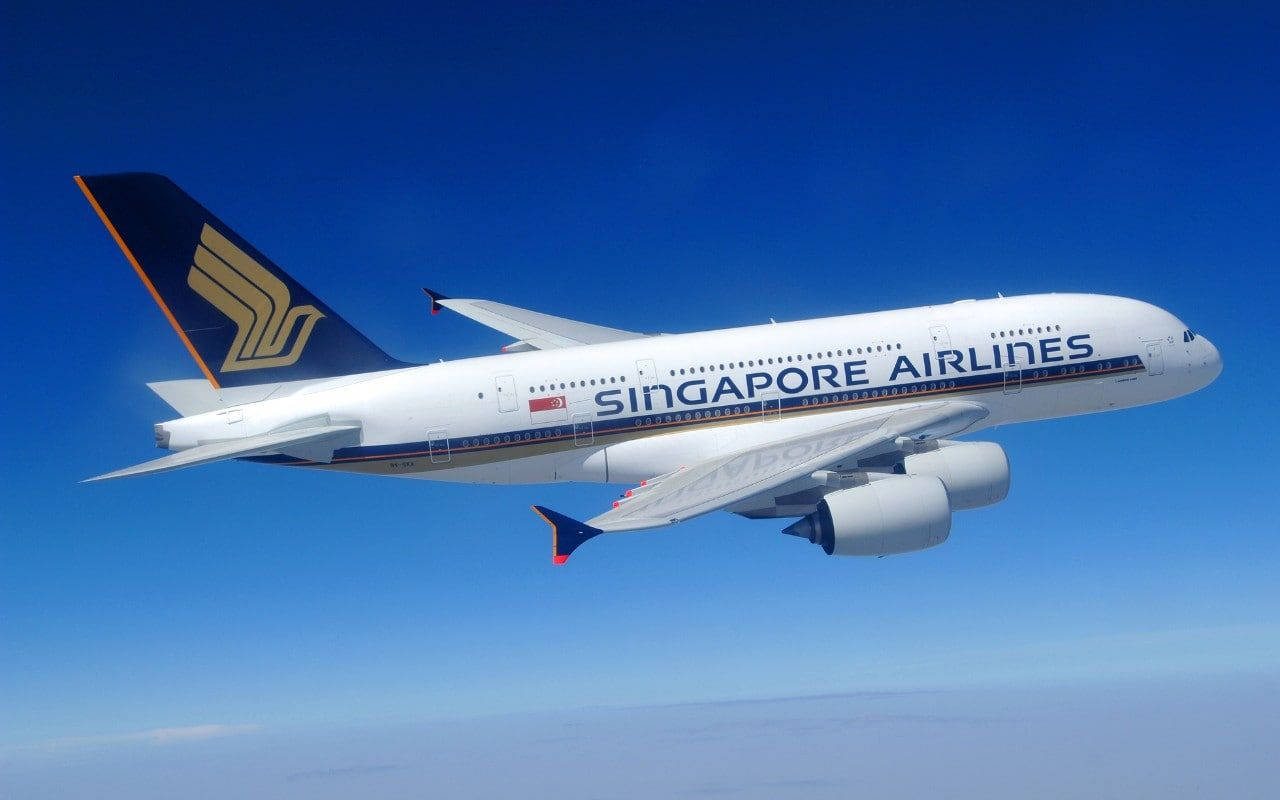 Singapore Airlines Blue Gradient Wallpaper