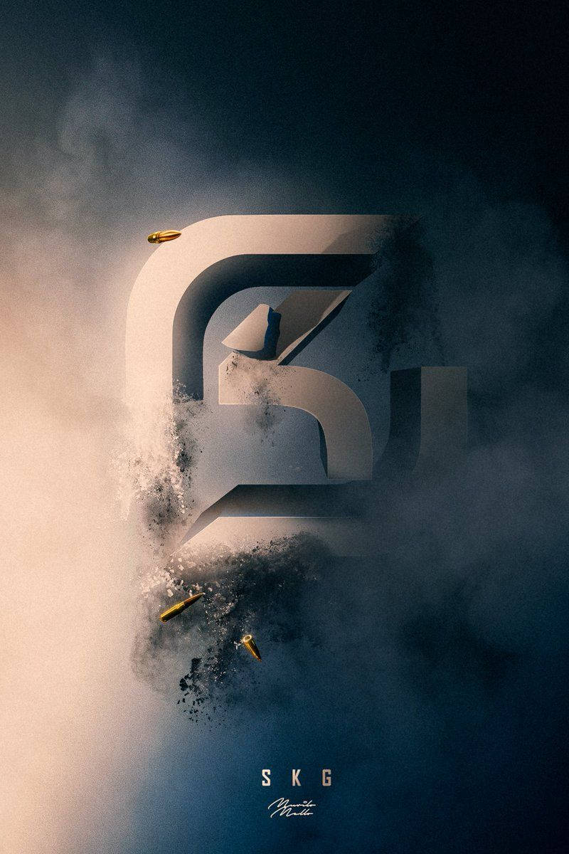 Sk Gaming Logo On A Gamer Phone Wallpaper