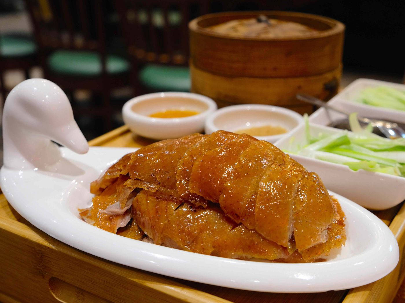 Skinless Peking Duck In Orange Sauce Wallpaper