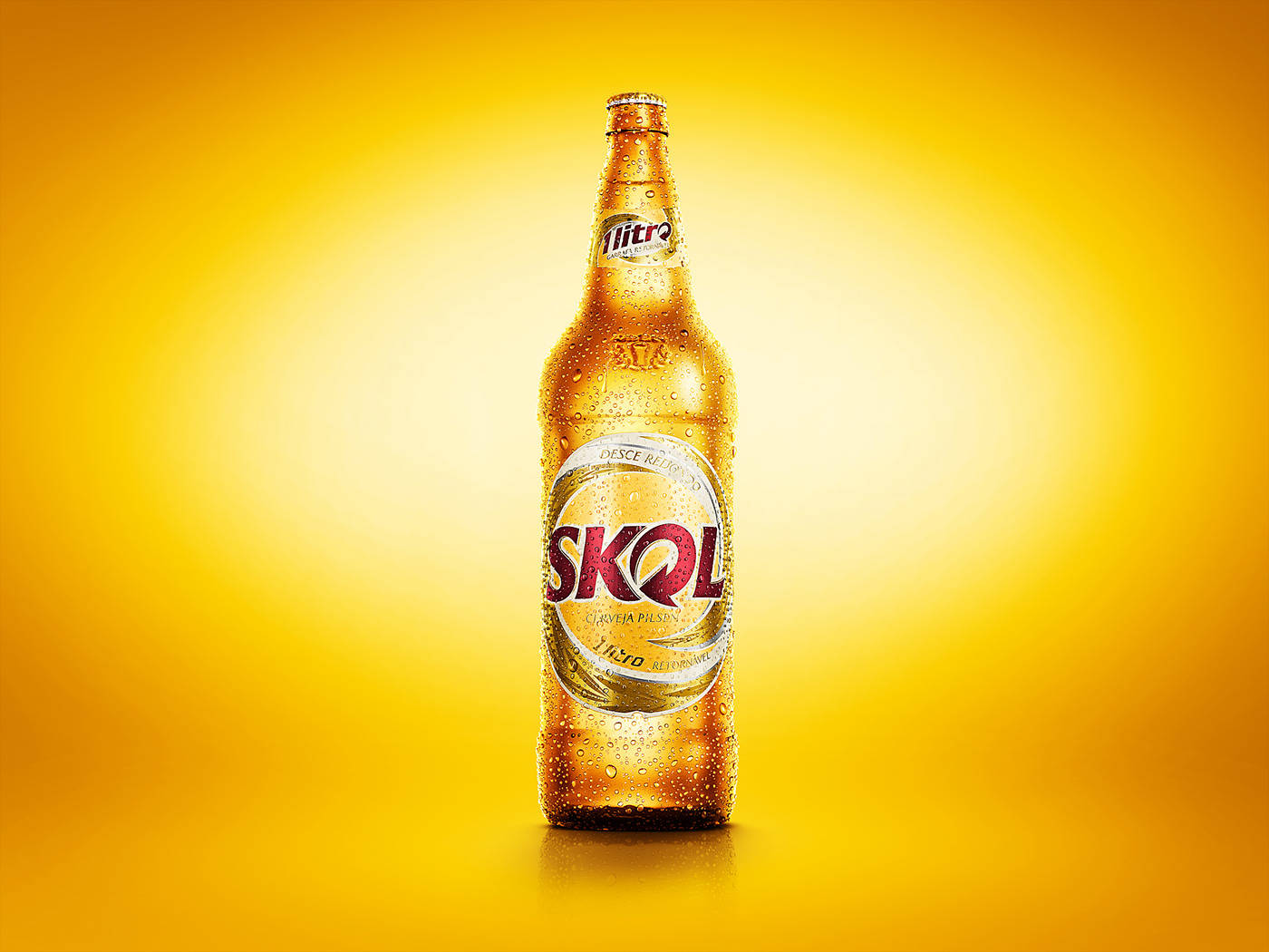 Skol Beer Bottle Wallpaper