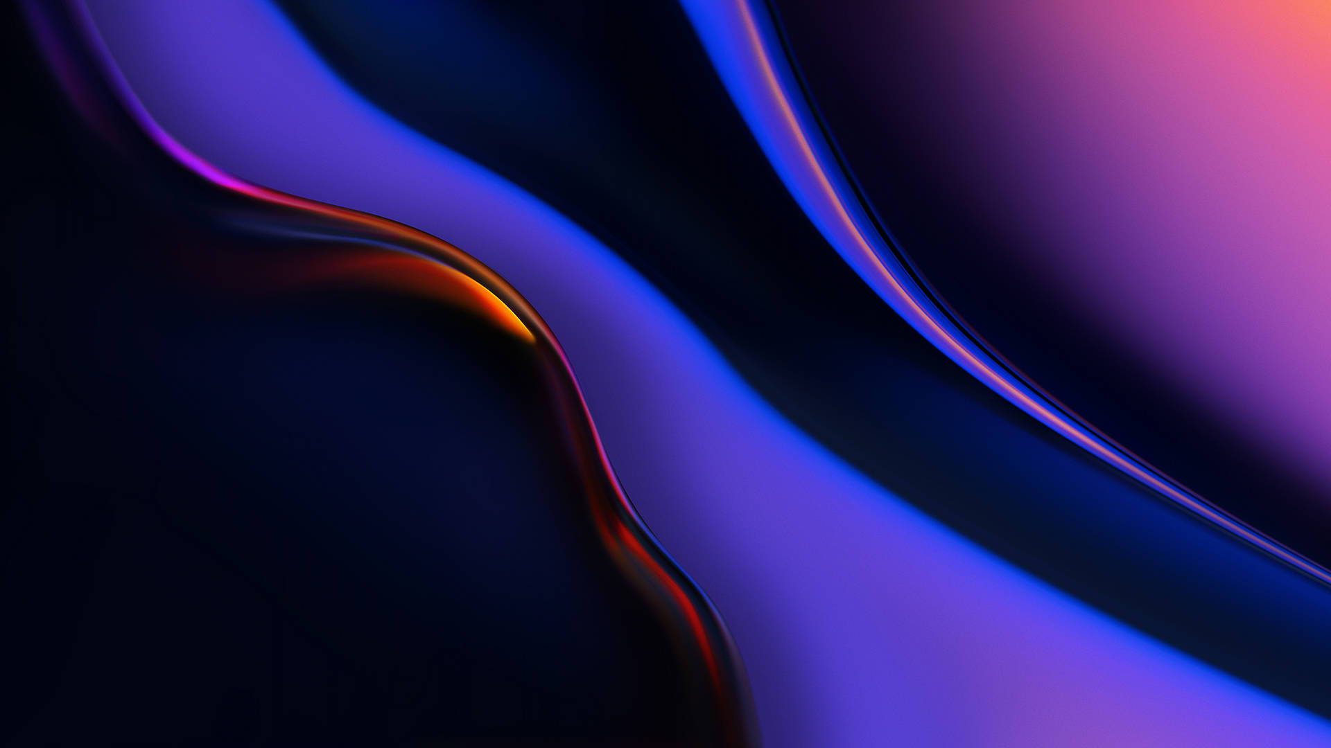 Sleek Oneplus Smartphone On A Blue Violet Background Wallpaper