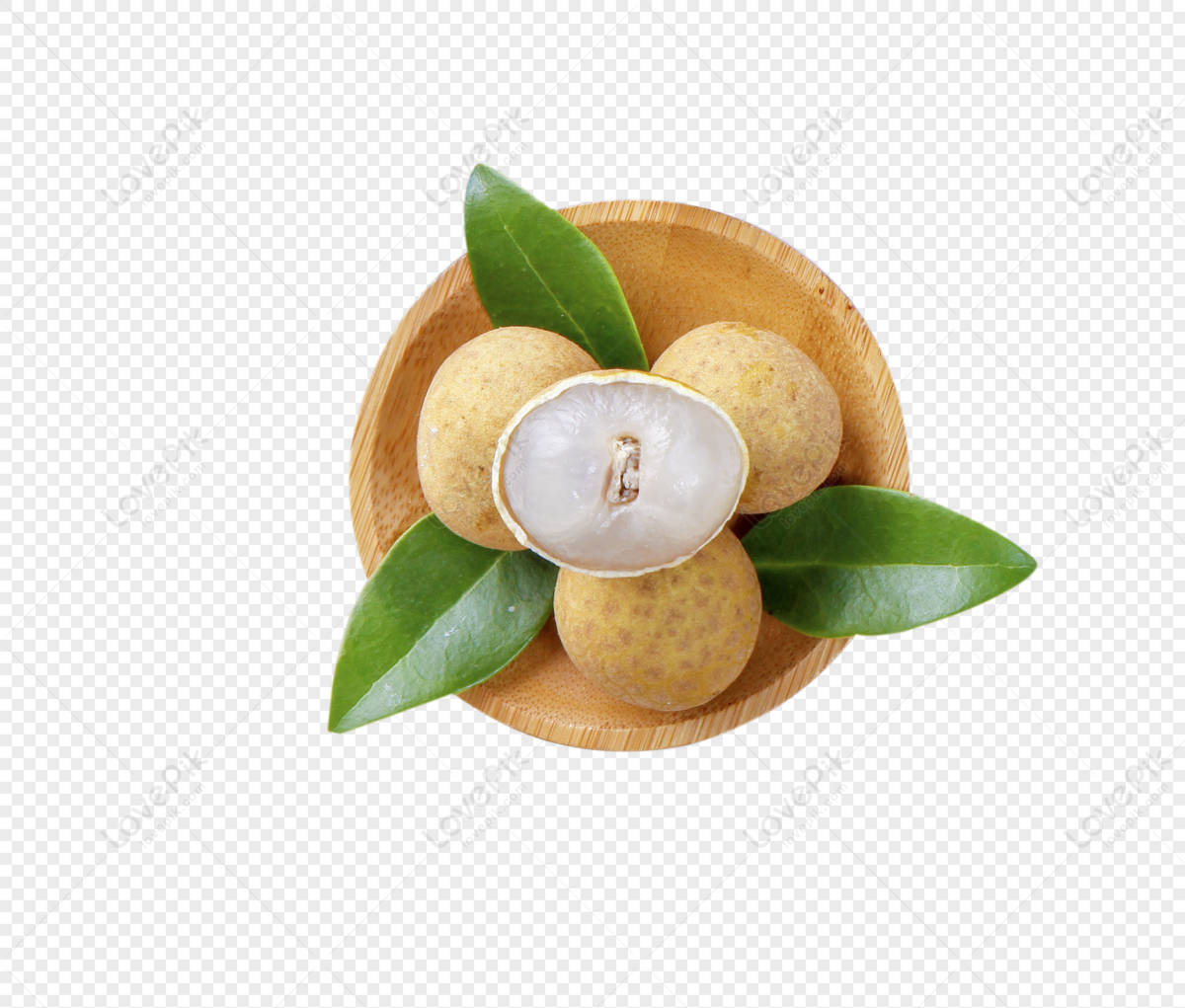 Small Bowl Of Longan Fruits Wallpaper